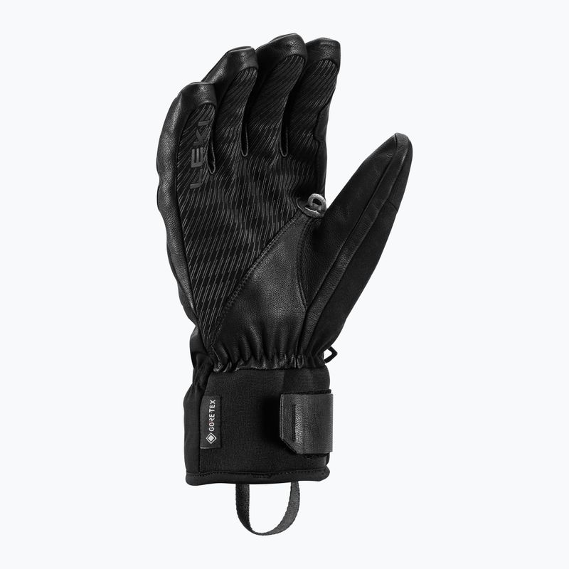 Мъжки скиорски ръкавици LEKI Pegas 3D GTX black/ graphite 8