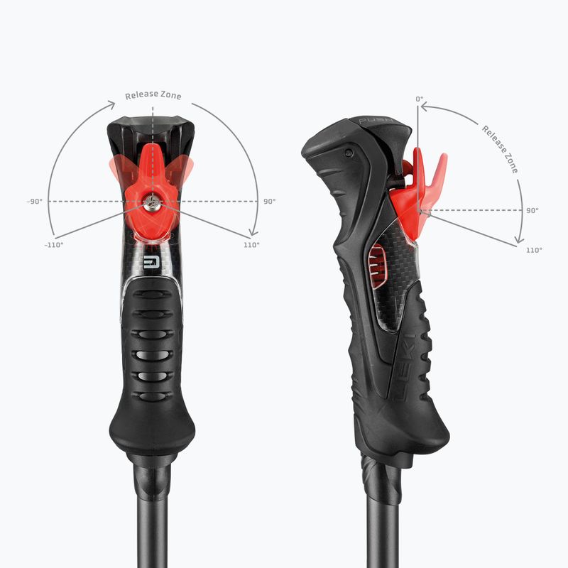 Ски щеки LEKI Airfoil 3D black/dark anthracite 6