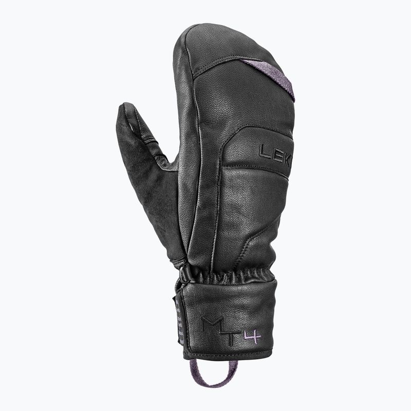 Дамски скиорски ръкавици LEKI Montera Prime Women Mitt black/blackberry grey 2