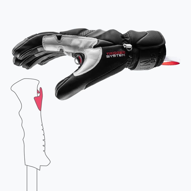 Мъжки скиорски ръкавици LEKI Griffin Base 3D black 5