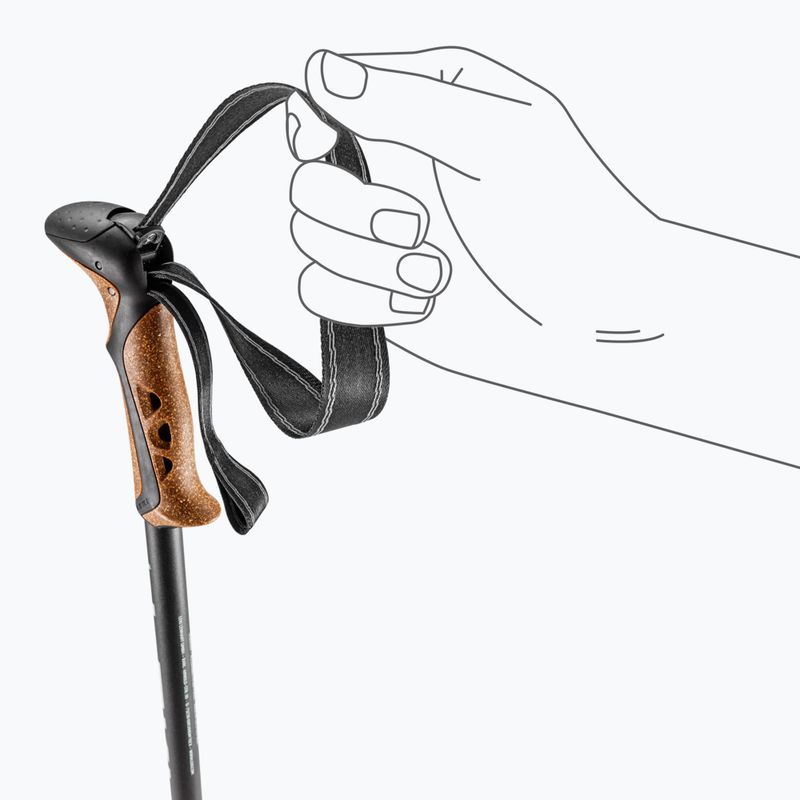 Щеки за трекинг LEKI Khumbu AS black/dark sea green 6