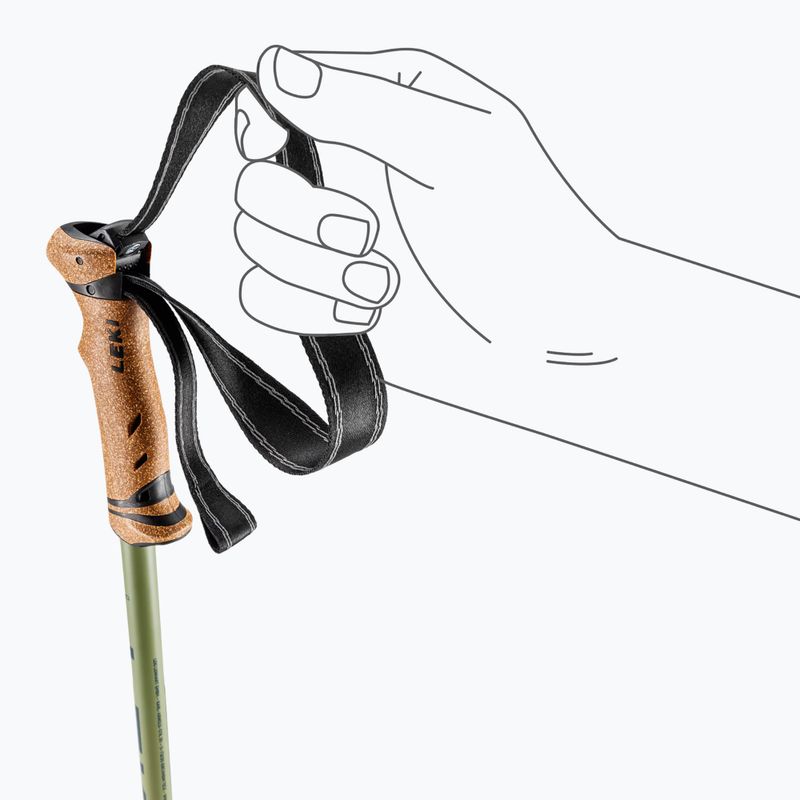 Щеки за трекинг LEKI Legacy Lite denim blue/dark olive 6