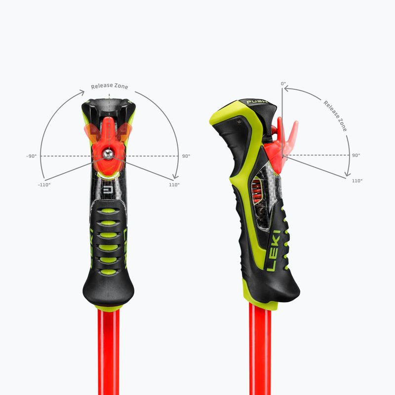 Скиорски щеки LEKI Venom SL TR bright red/black/neon yellow 6