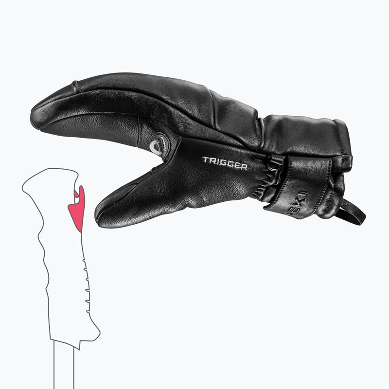 Дамски скиорски ръкавици LEKI Glace Prime TR Women Mitt black 5