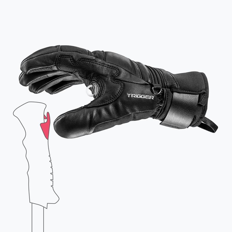 Дамски скиорски ръкавици LEKI Epicon TR Women black 6
