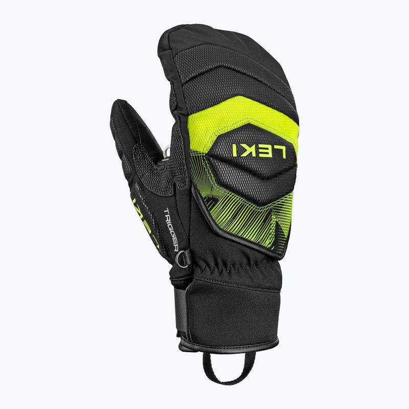 Скиорски ръкавици LEKI WCR Core TR Mitt black/neon yellow 2