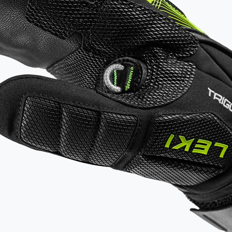 Скиорски ръкавици LEKI WCR Core TR Mitt black/neon yellow 5