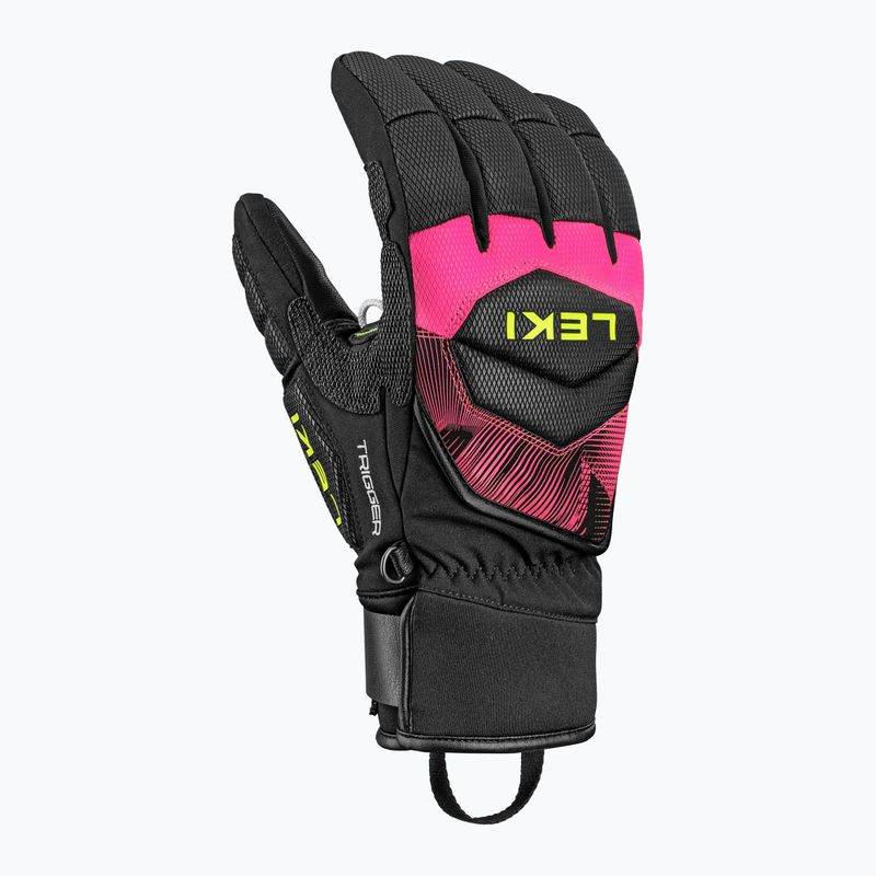 Скиорски ръкавици LEKI WCR Core TR black/neon pink/neon yellow 2