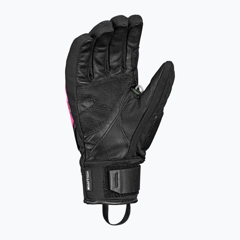Скиорски ръкавици LEKI WCR Core TR black/neon pink/neon yellow 3