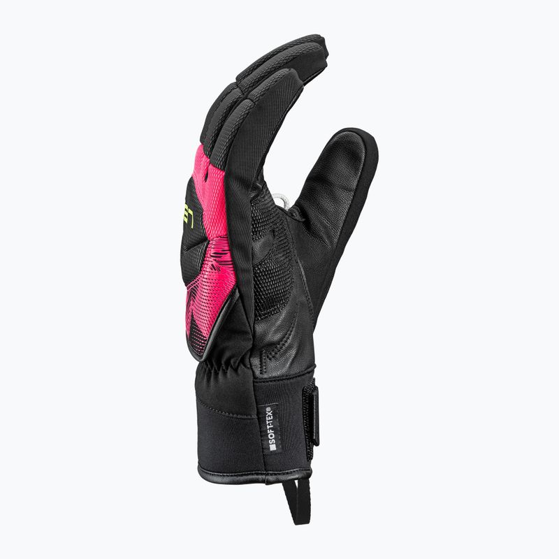 Скиорски ръкавици LEKI WCR Core TR black/neon pink/neon yellow 4