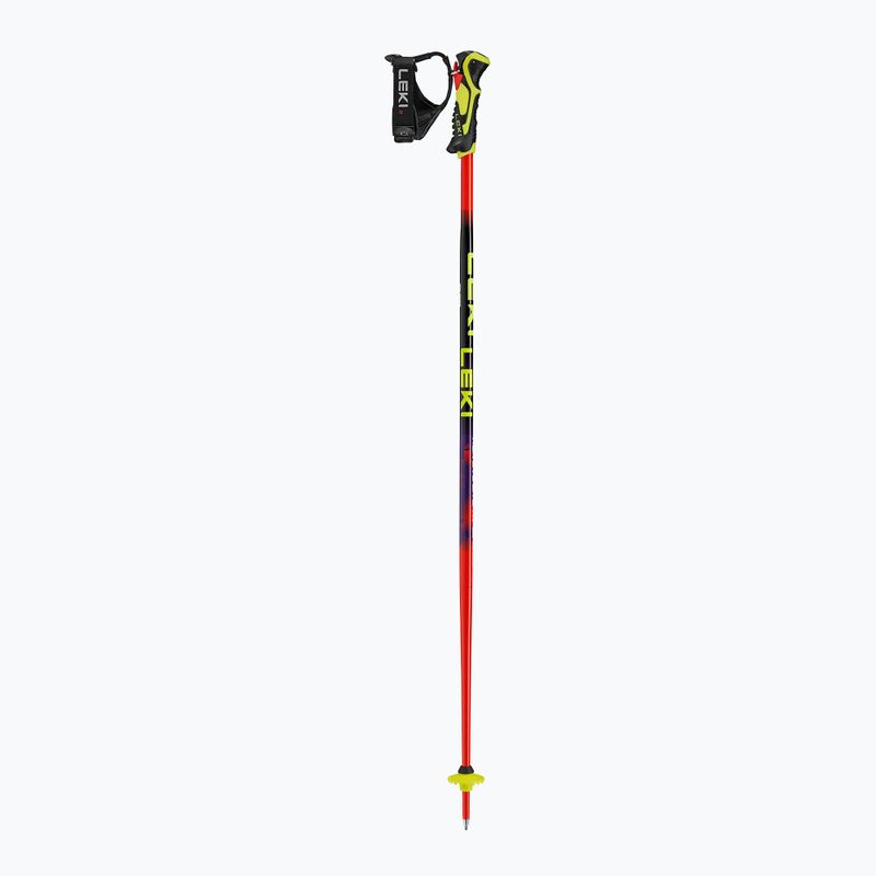 Детски скиорски щеки LEKI WCR Evo Lite SL TR bright red/black/neon yellow 2