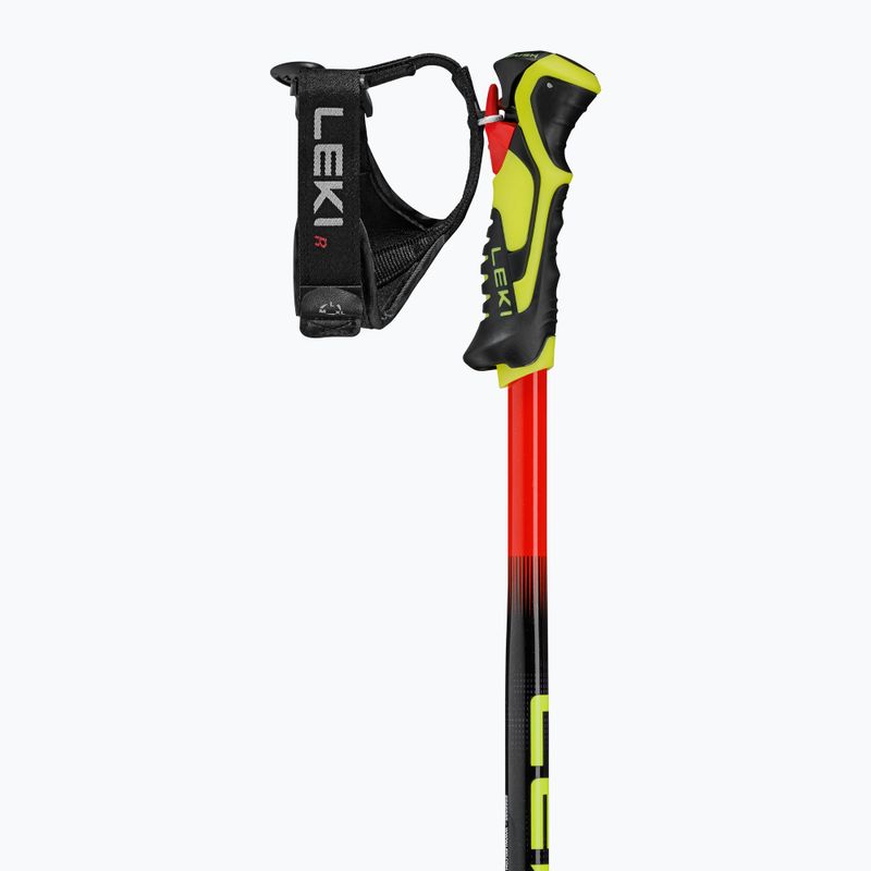 Детски скиорски щеки LEKI WCR Evo Lite SL TR bright red/black/neon yellow 3