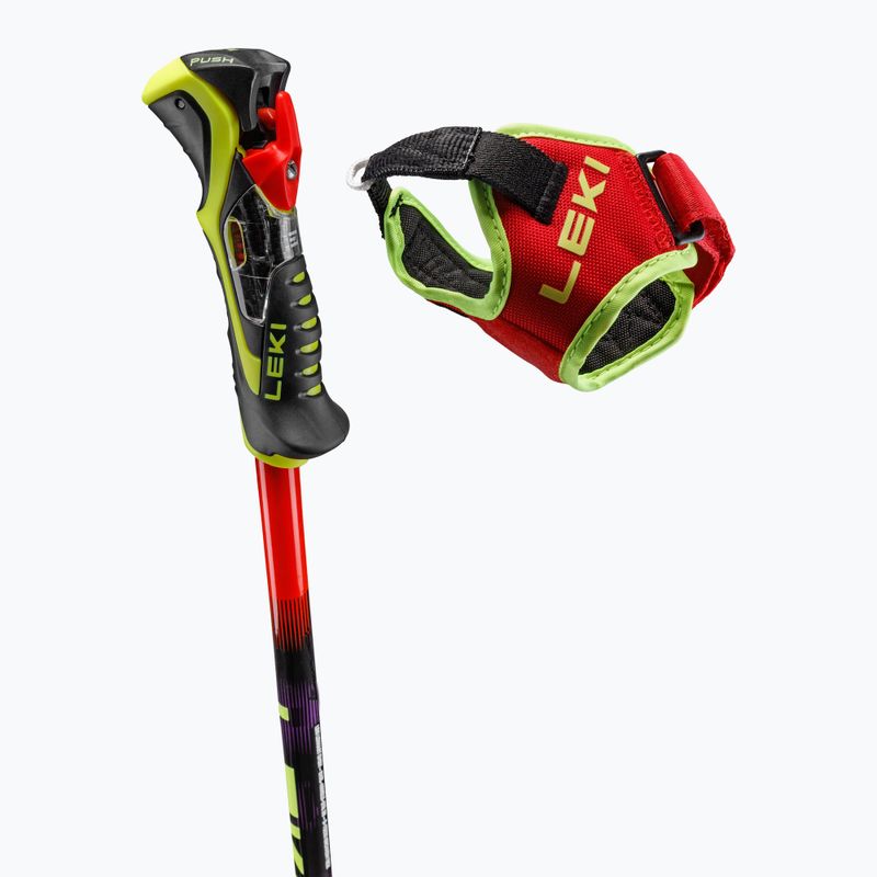 Детски скиорски щеки LEKI WCR Pro Lite SL TR bright red/black/neon yellow 4
