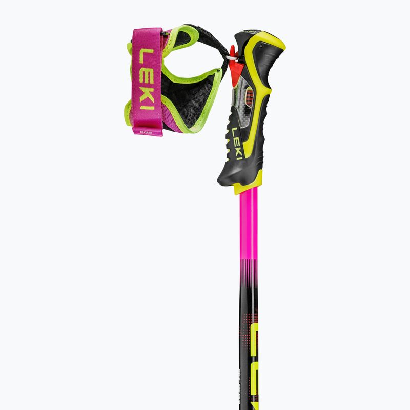 Детски скиорски щеки LEKI WCR Pro Lite SL TR neon pink/black/neon yellow 3