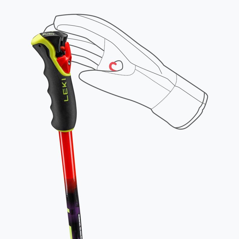 Скиорски щеки LEKI WCR Pro GS TR bright red/black/neon yellow 6
