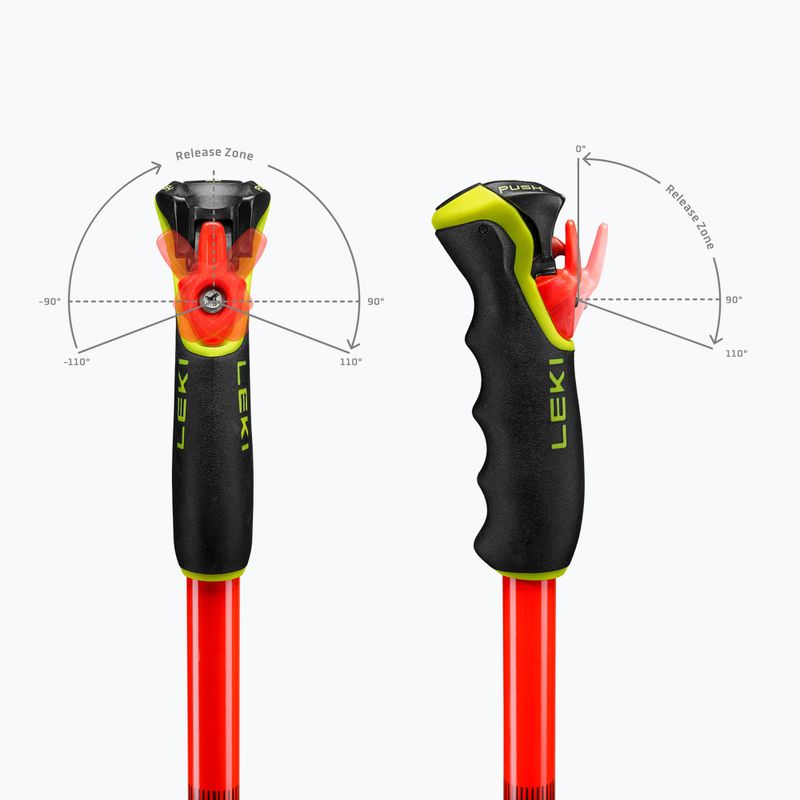 Скиорски щеки LEKI WCR Pro GS TR bright red/black/neon yellow 7