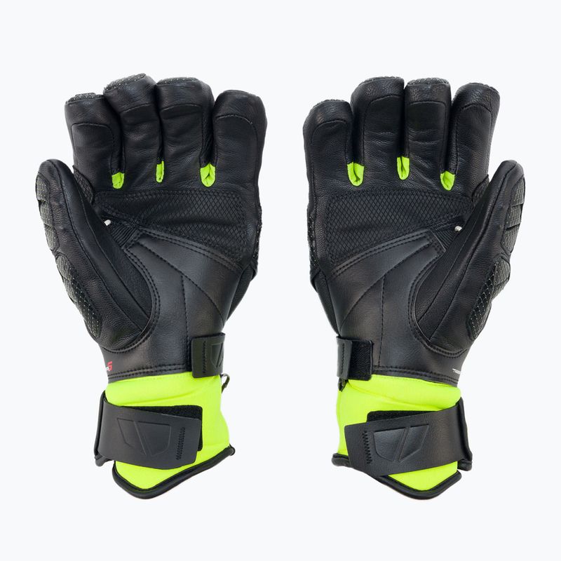 Мъжка ски ръкавица LEKI Worldcup Race Flex S Speed System черно-зелена 649802301080 2