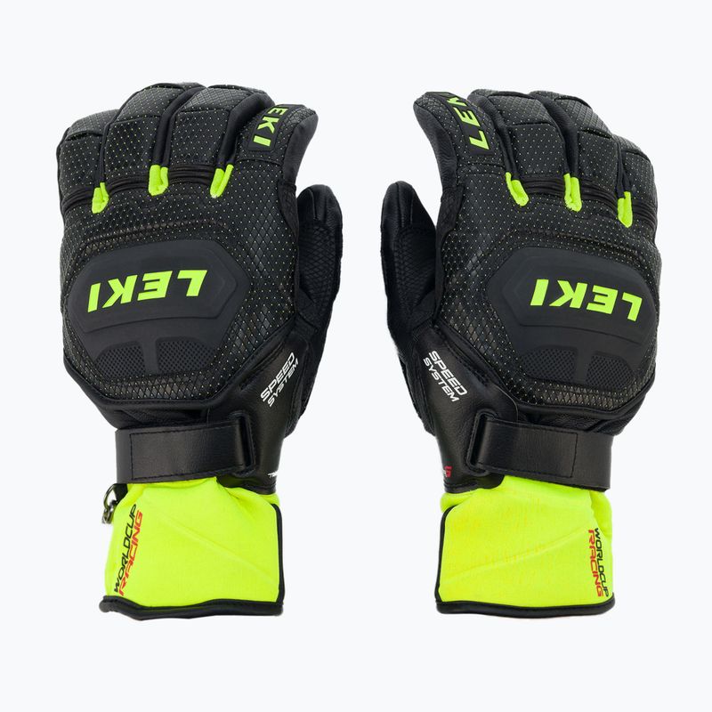 Мъжка ски ръкавица LEKI Worldcup Race Flex S Speed System черно-зелена 649802301080 3