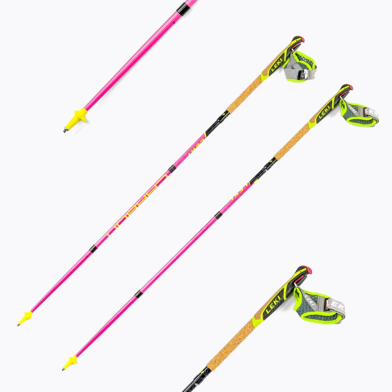 LEKI Micro Trail Pro палки за бягане розови 65025852110 6