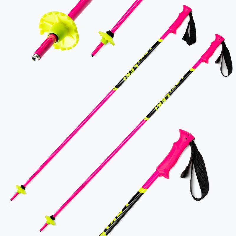 LEKI Racing Детски ски палки розови 65044302 6