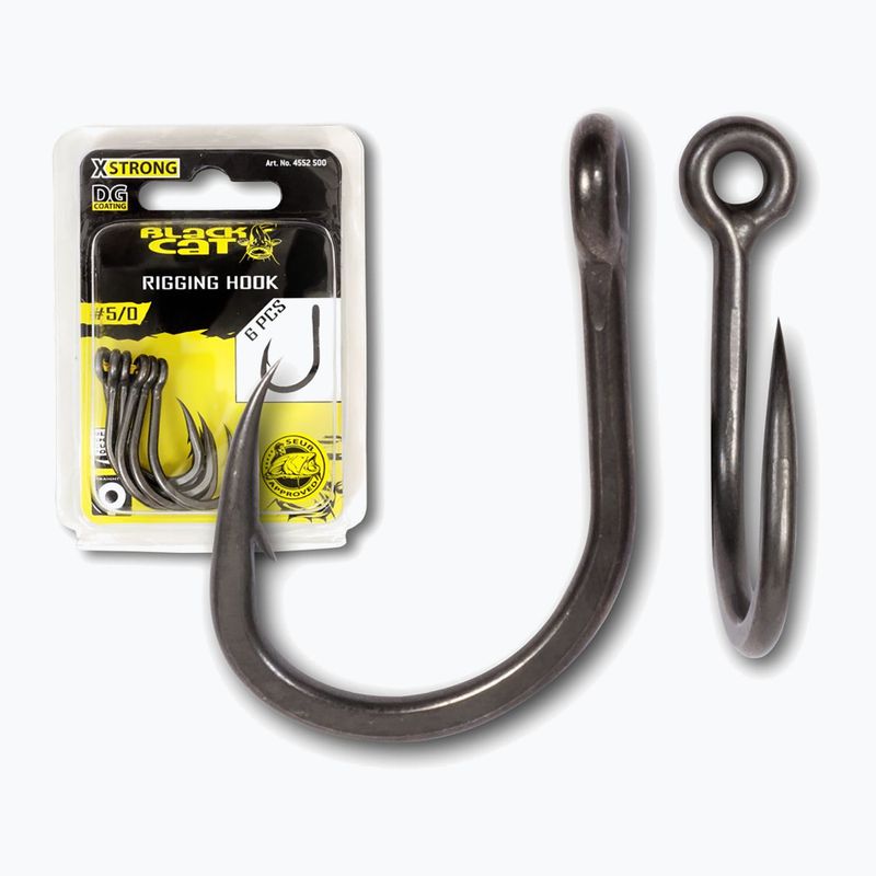 Покритие Black Cat Rigging DG 6szt czarne 4552400