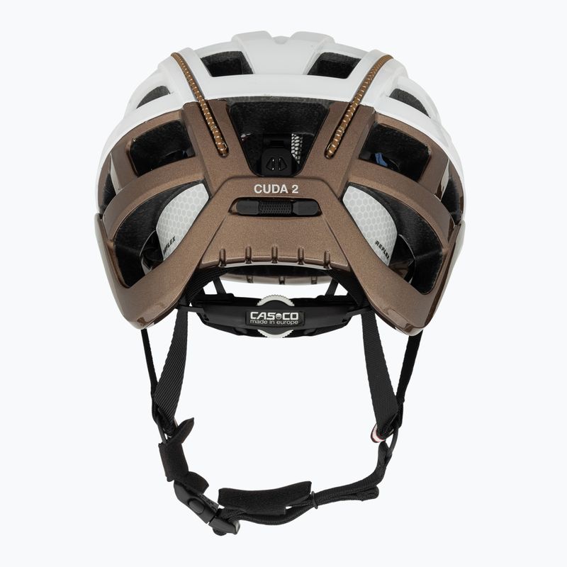 Велосипедна каска CASCO Cuda 2 Strada white/mocca 3