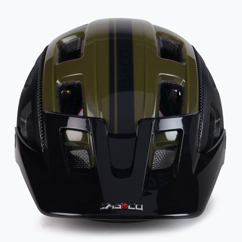 CASCO MTBE 2 каска за велосипед черна/олива матова 2