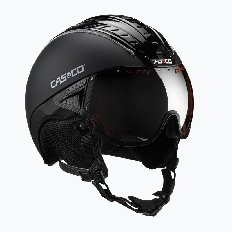 Ски каска CASCO SP-2 Carbonic Visor black 07.3732