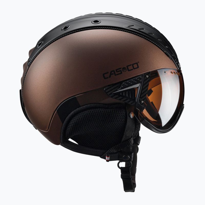 Ски каска CASCO SP-2 Carbonic Visor brown 07.3733 4