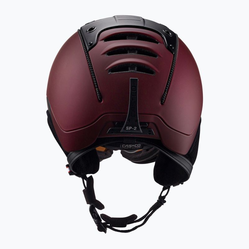 Ски каска CASCO SP-2 Carbonic Visor червена 07.3738 4