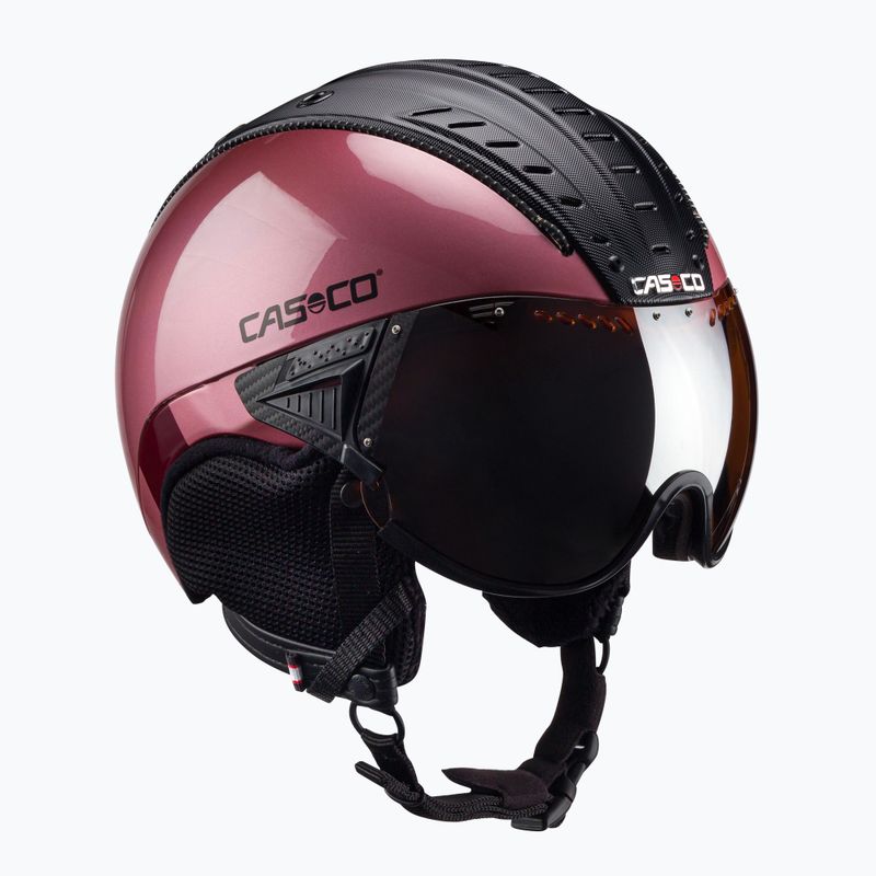 Ски каска CASCO SP-2 Carbonic Visor pink 07.3736