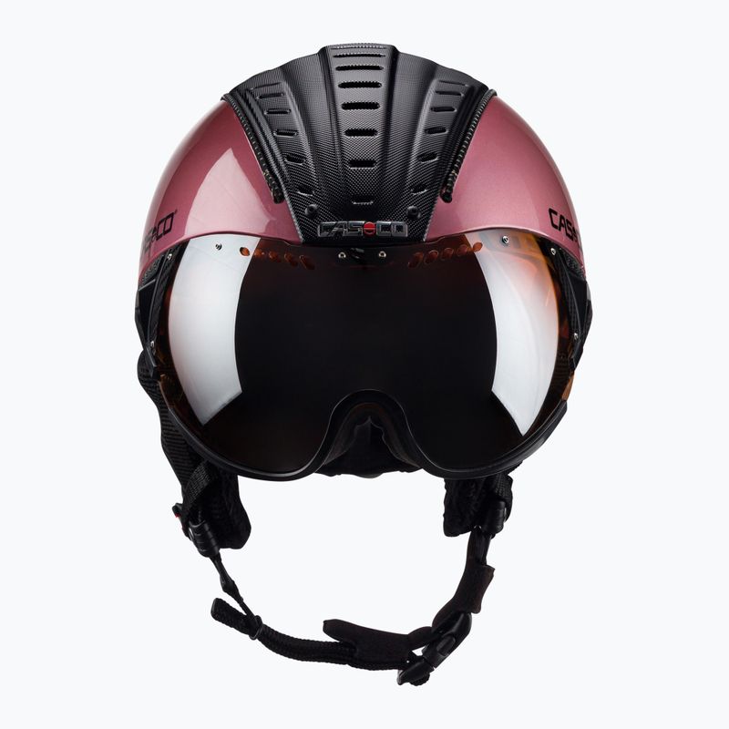 Ски каска CASCO SP-2 Carbonic Visor pink 07.3736 2