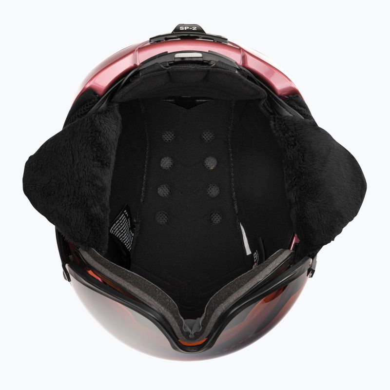 Ски каска CASCO SP-2 Carbonic Visor pink 07.3736 5