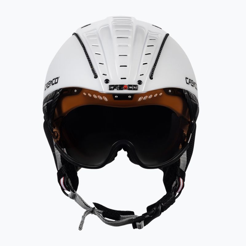 Ски каска CASCO SP-2 Visier бяла 07.3707 2
