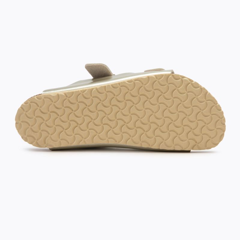 Klapki BIRKENSTOCK Arizona BF Narrow electric metallic gold 4