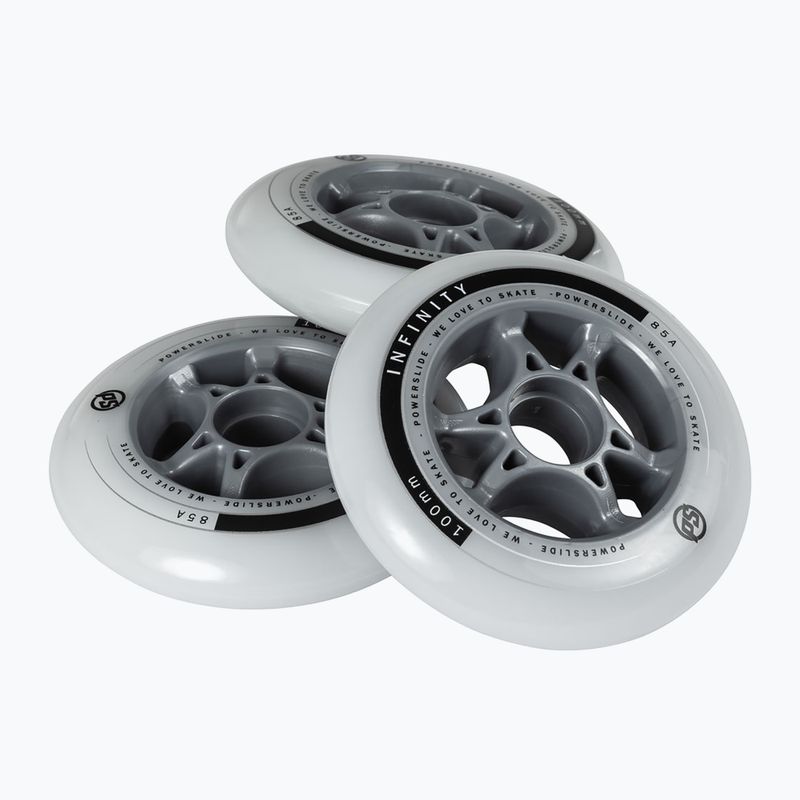 Powerslide Infinity бели колела за ролери 905225 4