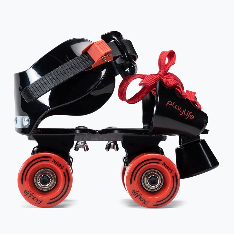 Детски ролкови кънки Playlife Sugar Rollerskates черни и червени 880179 2