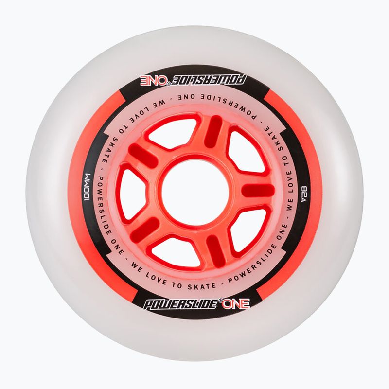 Колела за ролери Powerslide One 100/82A 4 бр. red