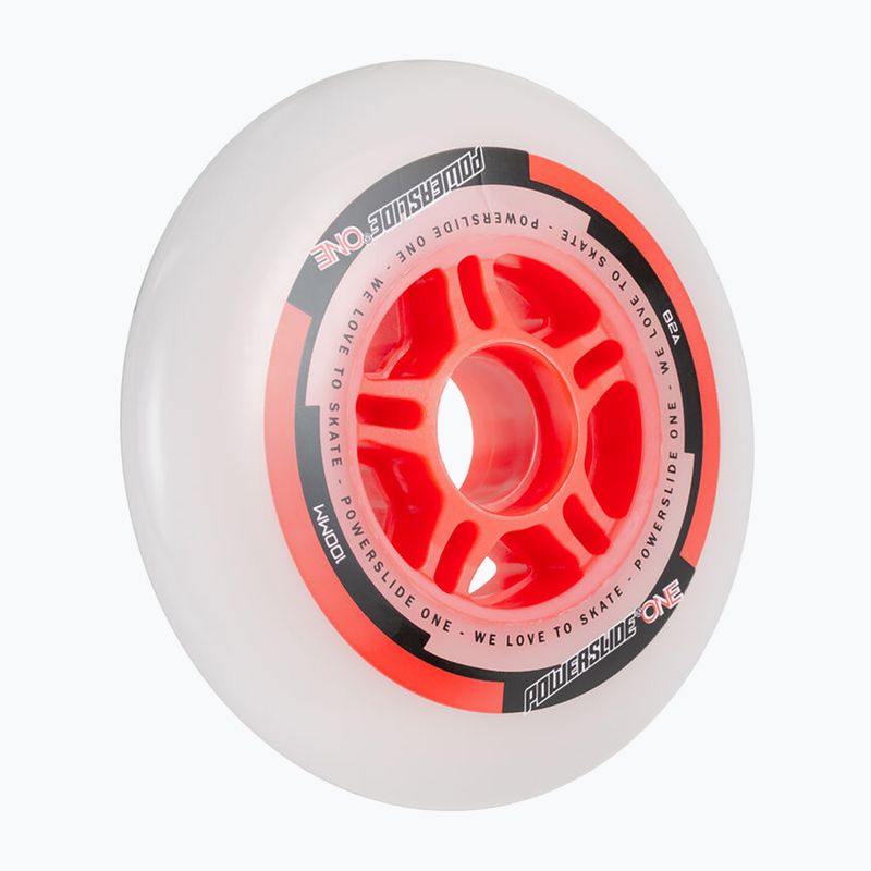 Колела за ролери Powerslide One 100/82A 4 бр. red 2
