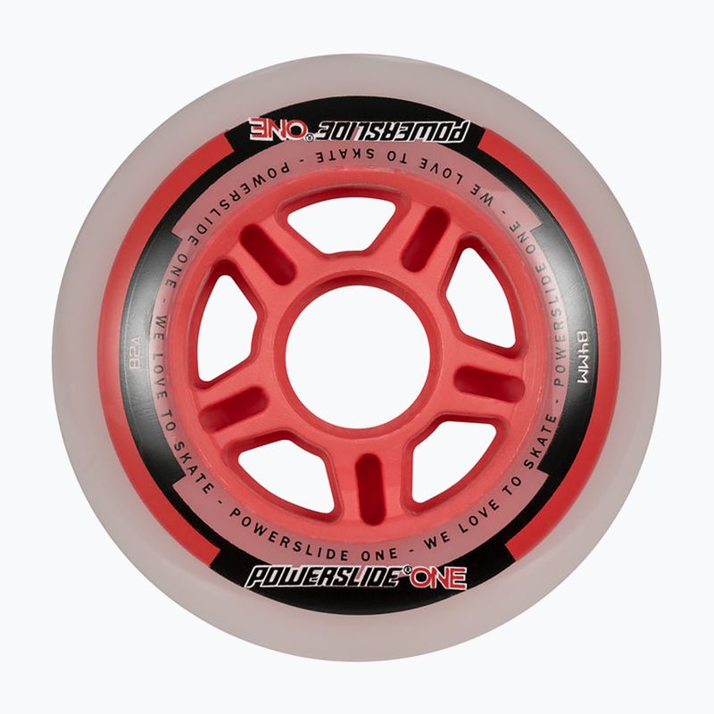 Колела за ролери Powerslide One 84/82A 4 бр. red