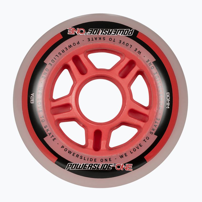 Колела за ролери Powerslide One 80/82A 4 бр. red
