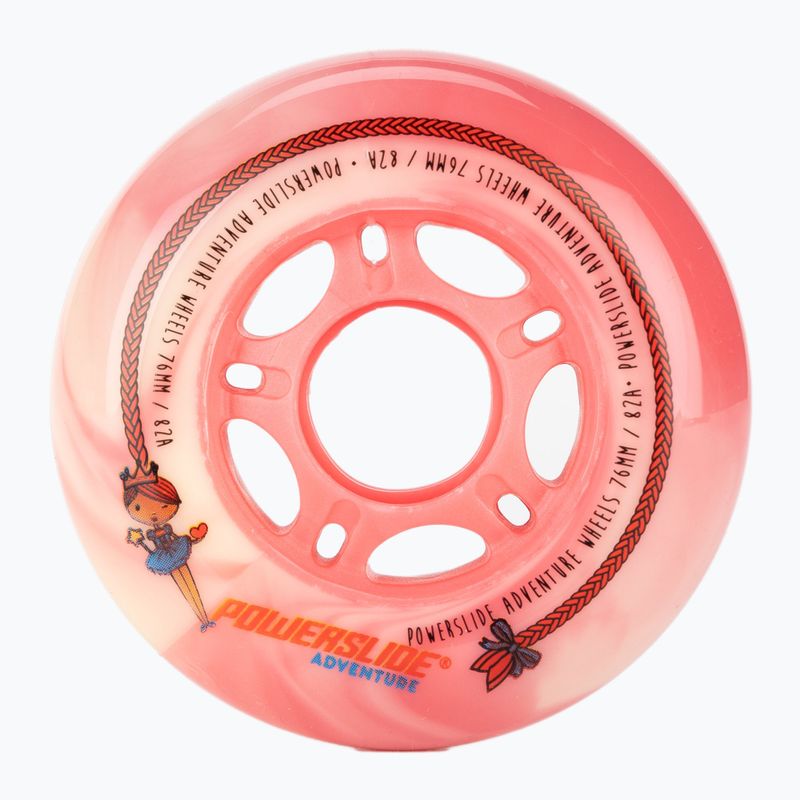 Powerslide Princess Girls Wheel 76 4-pack pink 905317 колела за ролери 2