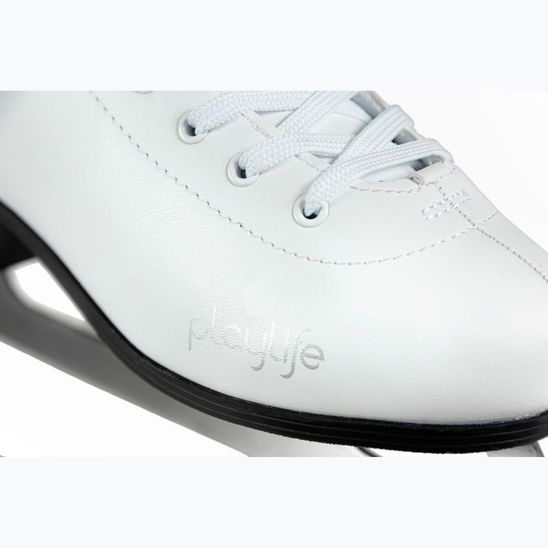 Дамски кънки за фигурно пързаляне Playlife Classic white/ black 5