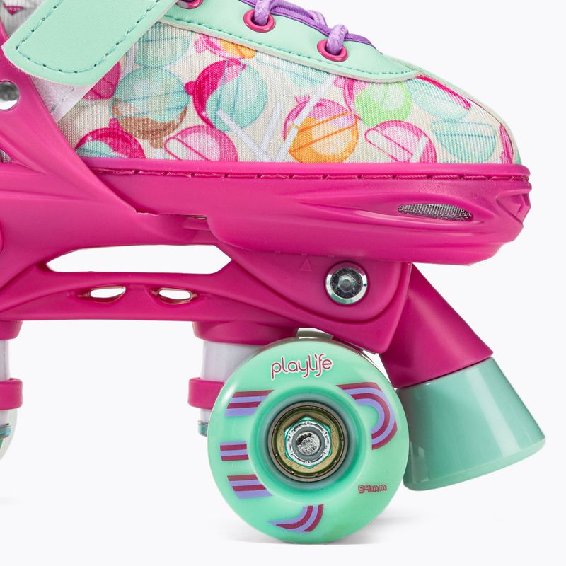 Детски цветни ролкови кънки Playlife Lollipop 880235 7