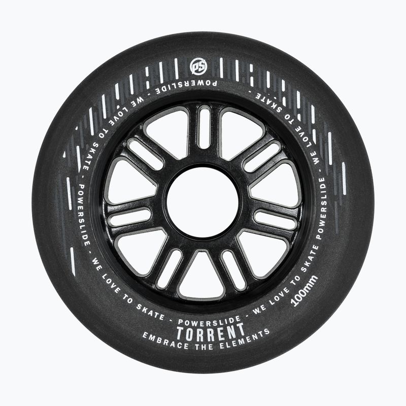 Powerslide Torrent Rain 100 mm/84A колела за ролери 4 бр. черни.