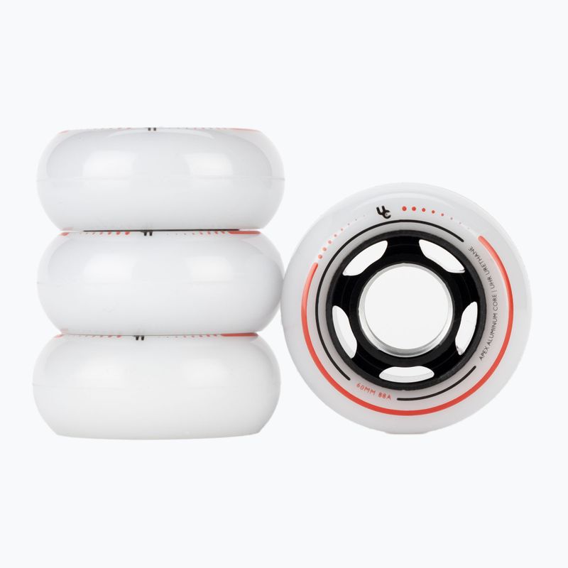 UNDERCOVER WHEELS Apex 60 4-Pack бели/черни колела за ролери 406192