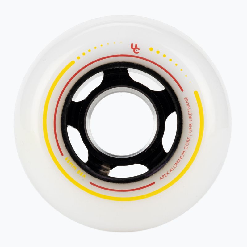 UNDERCOVER WHEELS Apex 68 4-Pack бели/черни колела за ролери 406194 2