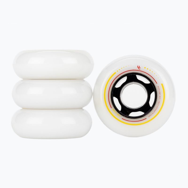 UNDERCOVER WHEELS Apex 68 4-Pack бели/черни колела за ролери 406194