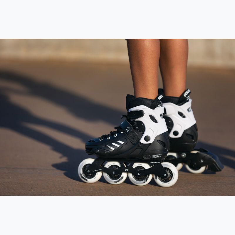 Детски ролкови кънки Powerslide Khaan SQD Jr черни 5