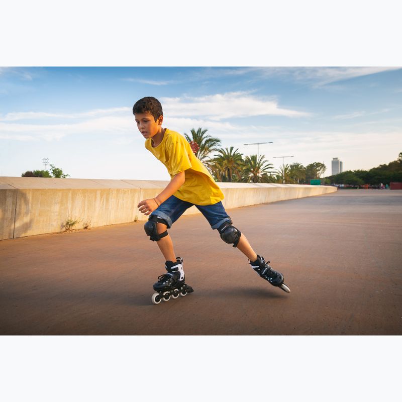 Детски ролкови кънки Powerslide Khaan SQD Jr черни 7